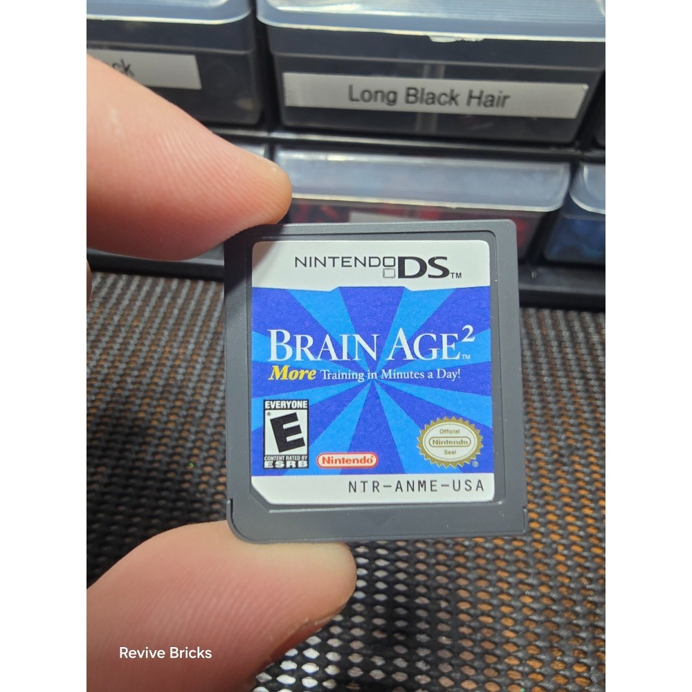 Brain Age 2 (Nintendo DS, 2007) Game Only Tested Working Great Condition‎
